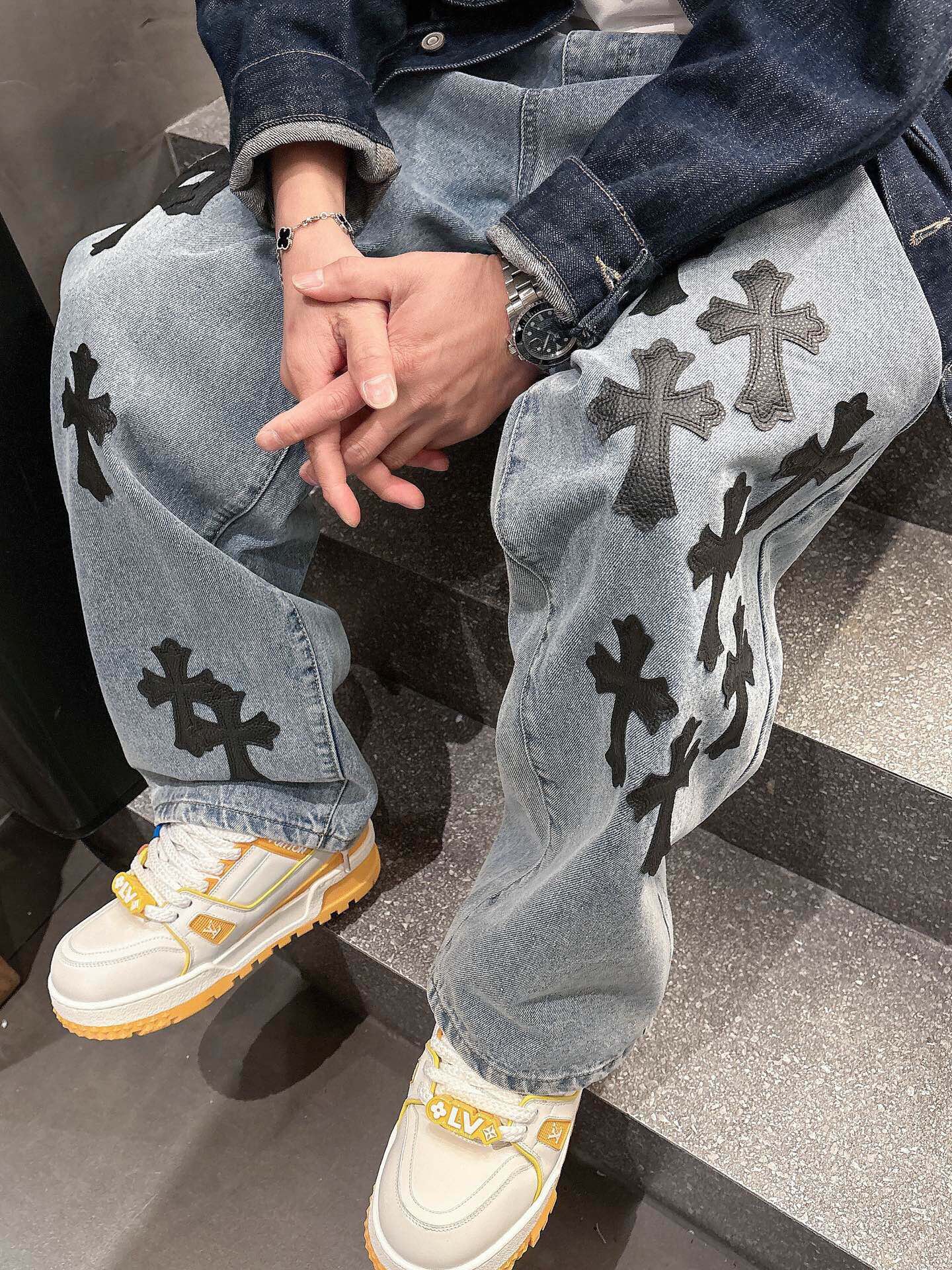 LuxluxHouse Best Quality Clothes Pants Chrome Hearts