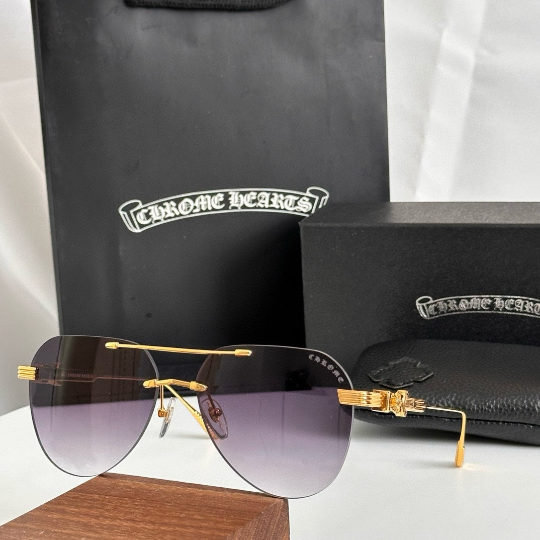 LuxluxHouse Best Quality Glasses Chrome Hearts