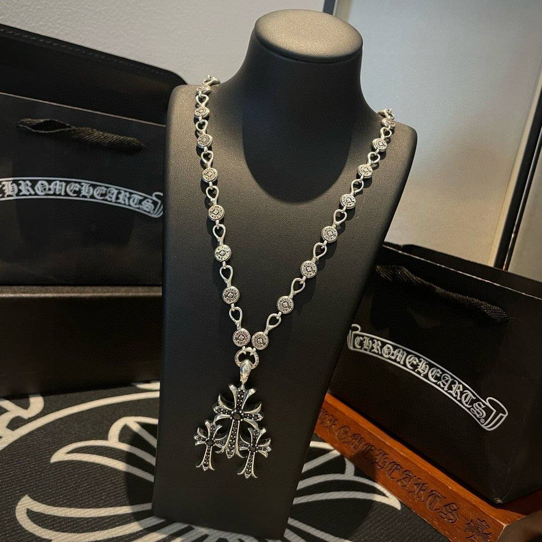 LuxluxHouse Best Quality Accessories Necklace Chrome Hearts