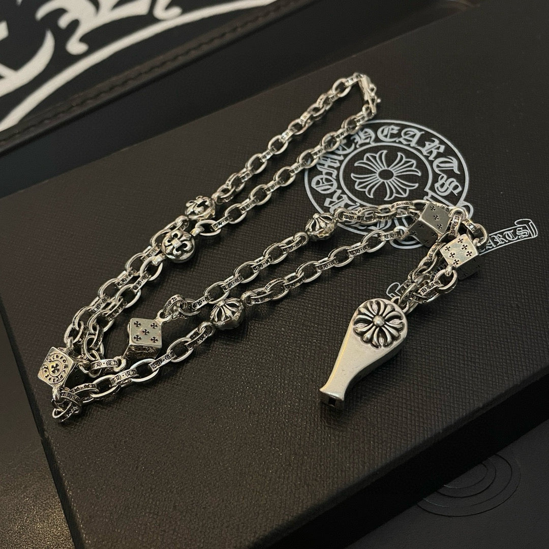LuxluxHouse Best Quality Accessories Necklace Chrome Hearts