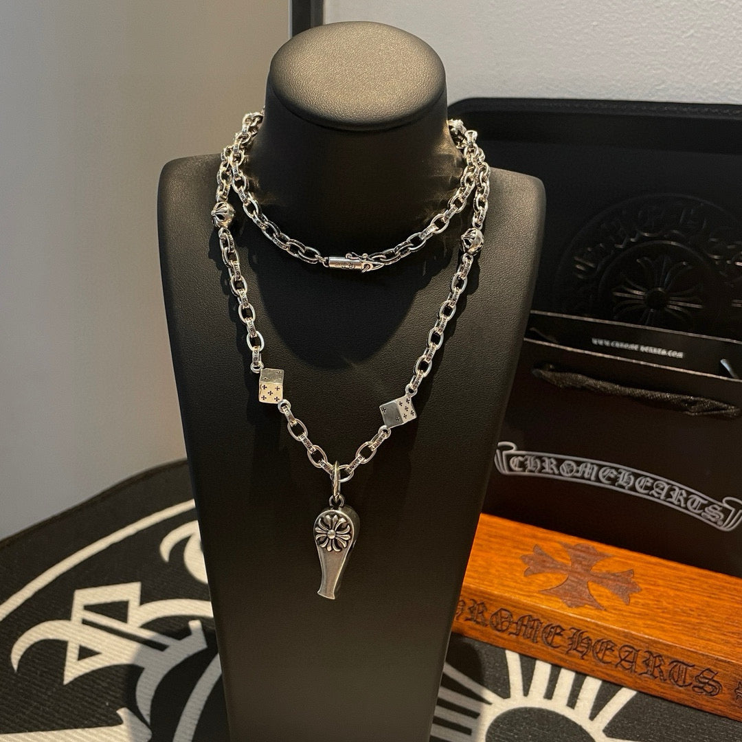 LuxluxHouse Best Quality Accessories Necklace Chrome Hearts