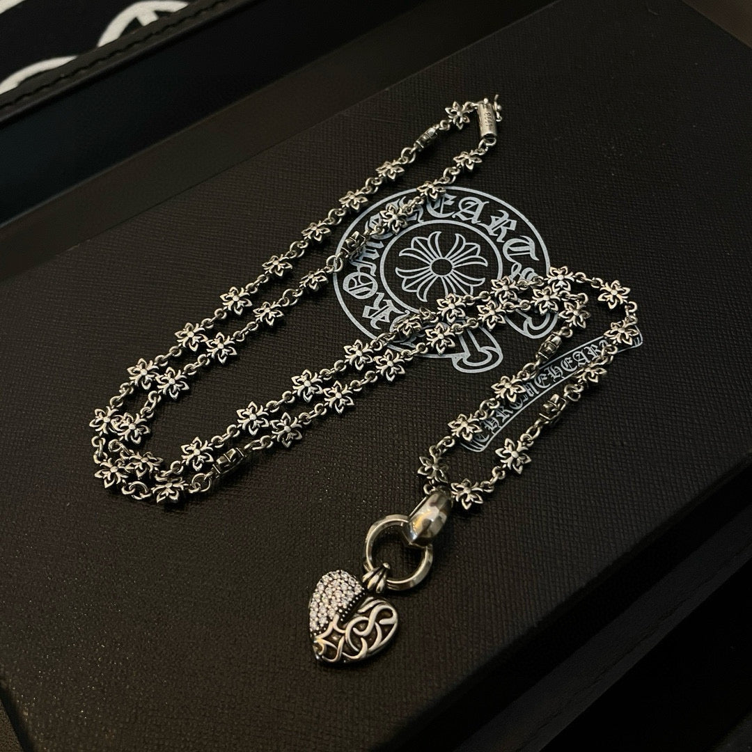 LuxluxHouse Best Quality Accessories Necklace Chrome Hearts