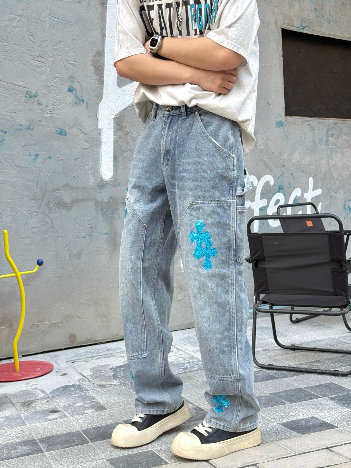 LuxluxHouse Best Quality Clothes Pants Chrome Hearts