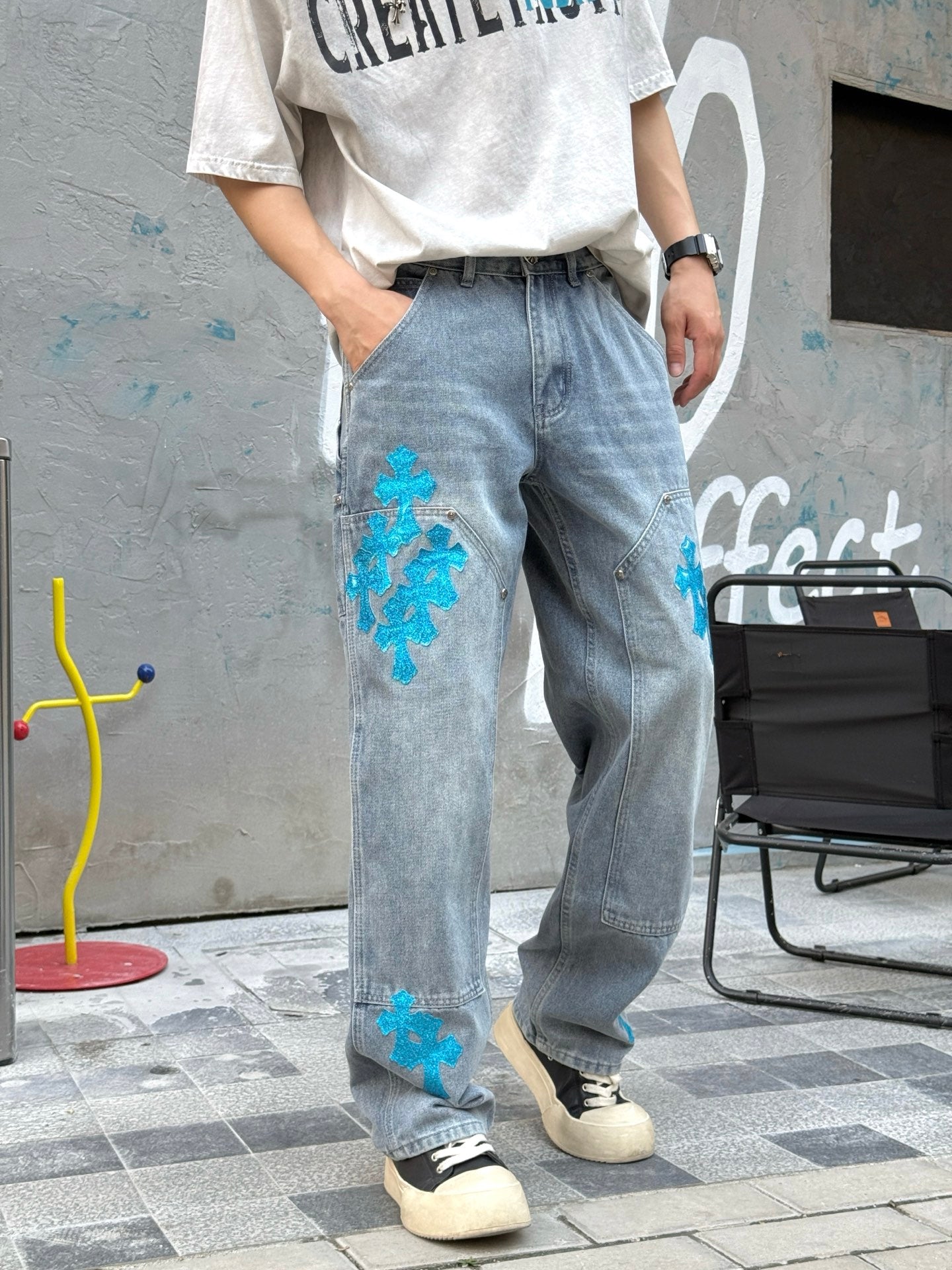 LuxluxHouse Best Quality Clothes Pants Chrome Hearts