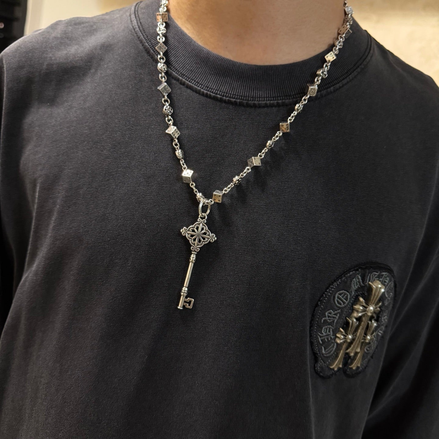 LuxluxHouse Best Quality Accessories Necklace Chrome Hearts