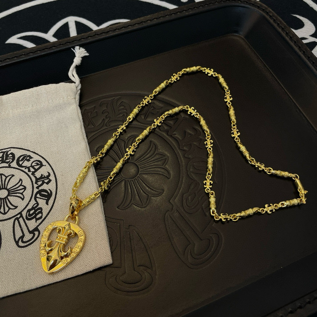 LuxluxHouse Best Quality Accessories Necklace Chrome Hearts
