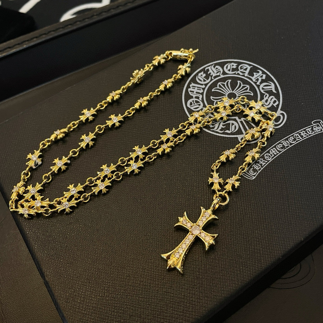 LuxluxHouse Best Quality Accessories Necklace Chrome Hearts