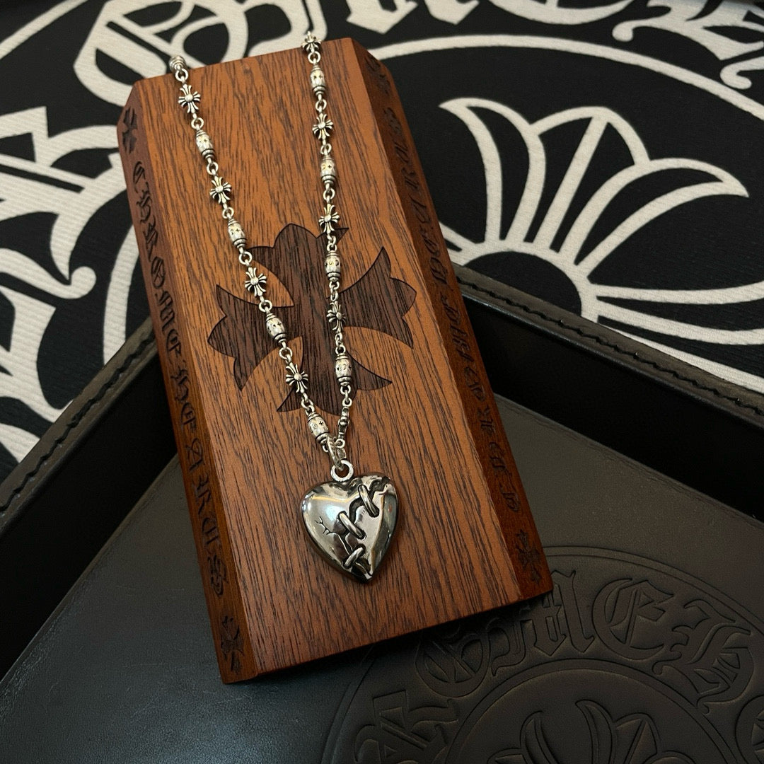 LuxluxHouse Best Quality Accessories Necklace Chrome Hearts