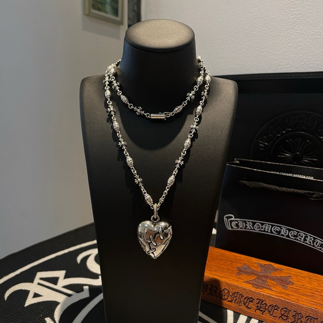 LuxluxHouse Best Quality Accessories Necklace Chrome Hearts