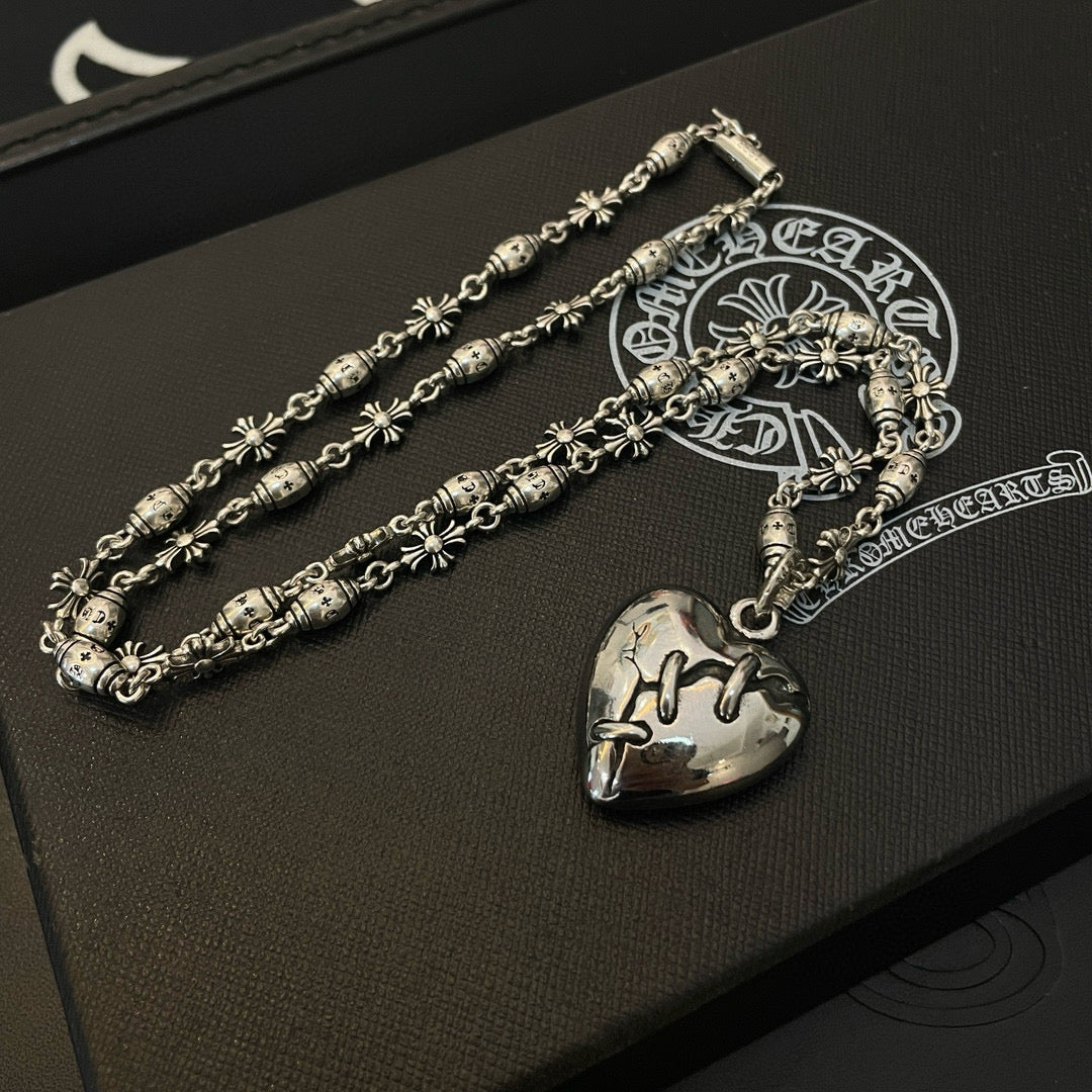LuxluxHouse Best Quality Accessories Necklace Chrome Hearts