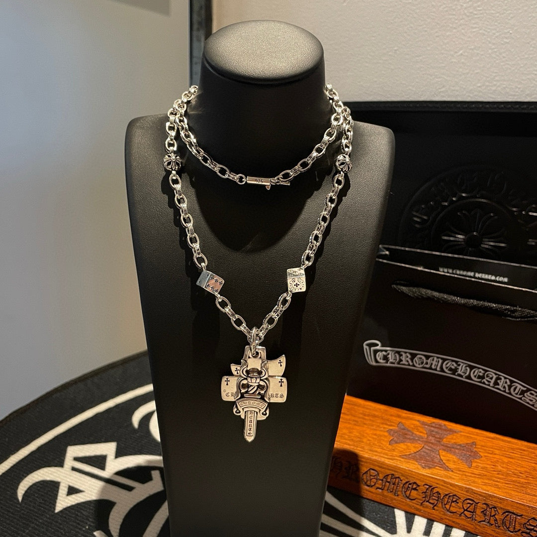 LuxluxHouse Best Quality Accessories Necklace Chrome Hearts