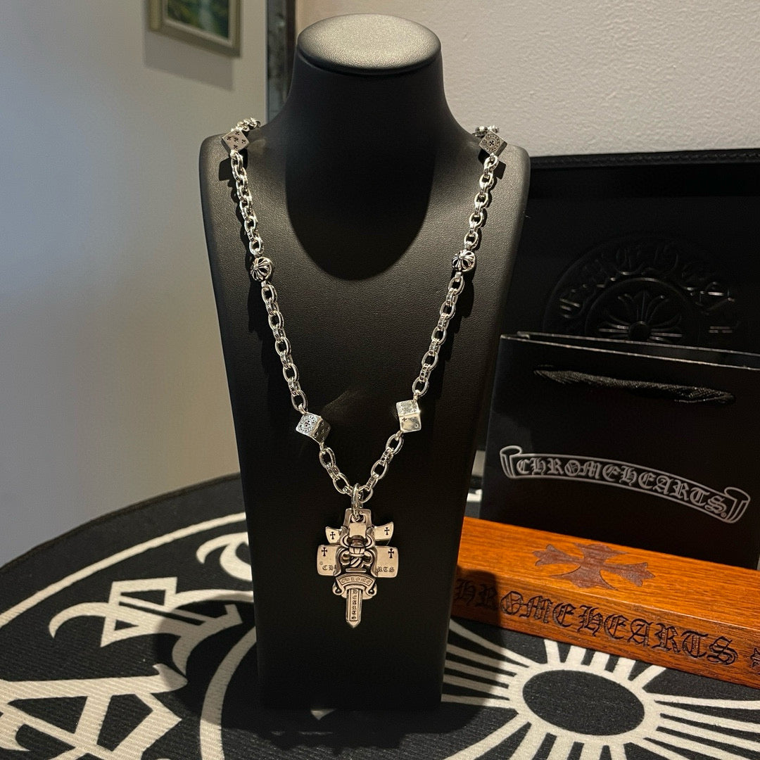 LuxluxHouse Best Quality Accessories Necklace Chrome Hearts