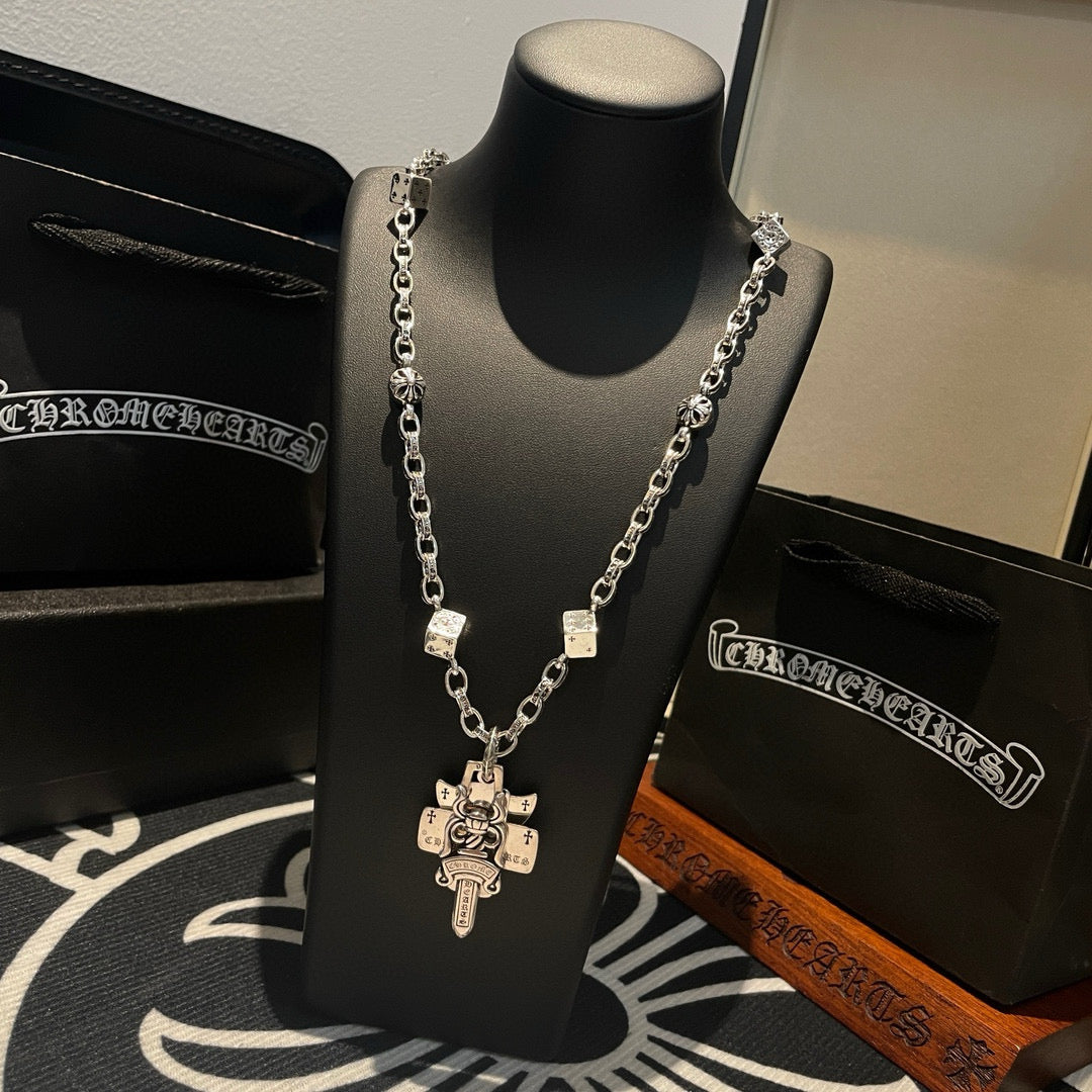 LuxluxHouse Best Quality Accessories Necklace Chrome Hearts