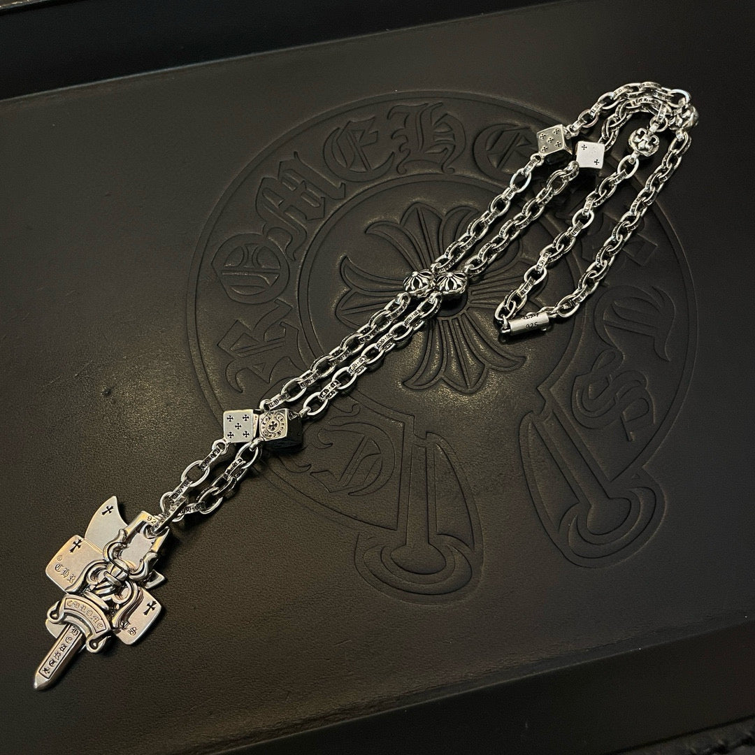 LuxluxHouse Best Quality Accessories Necklace Chrome Hearts