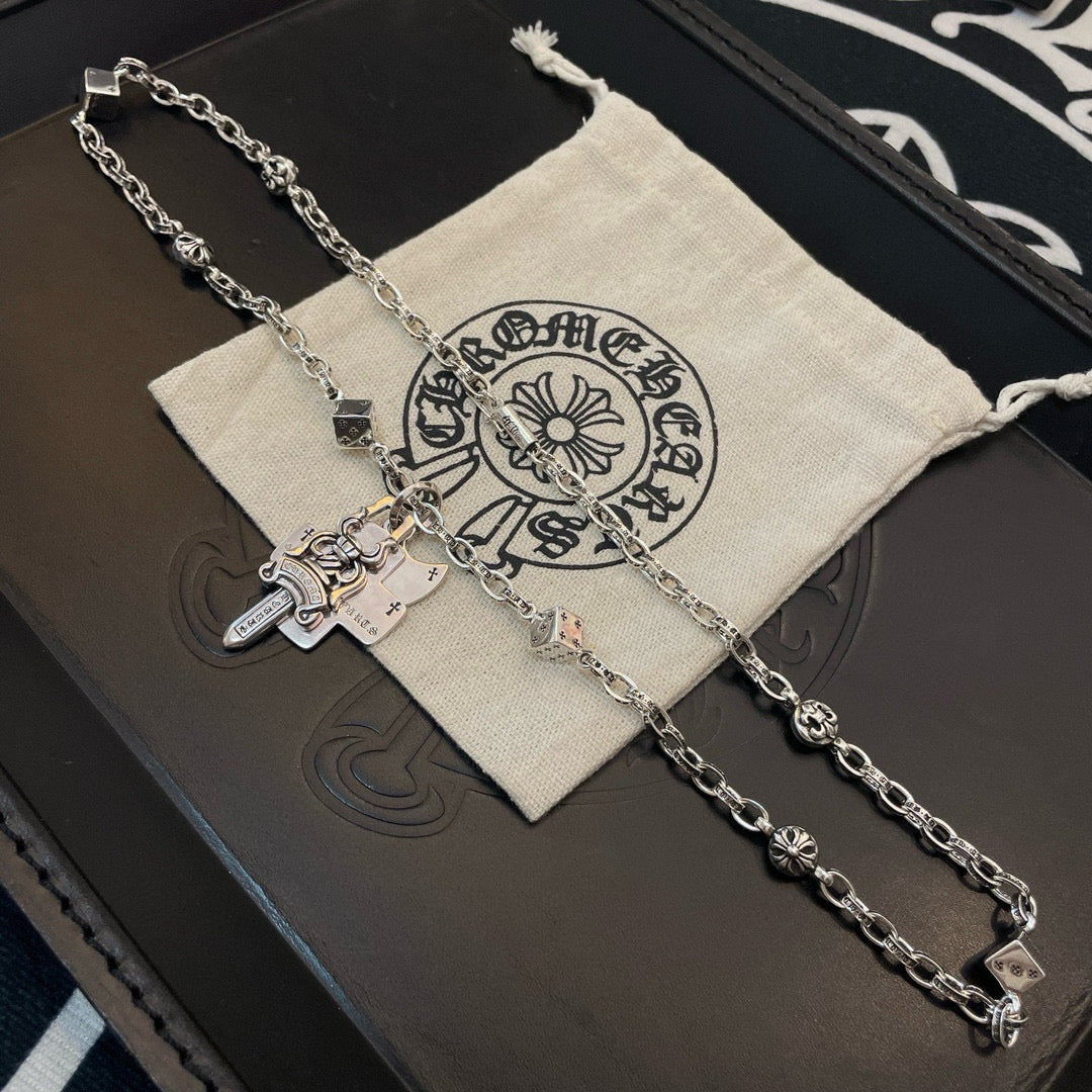 LuxluxHouse Best Quality Accessories Necklace Chrome Hearts