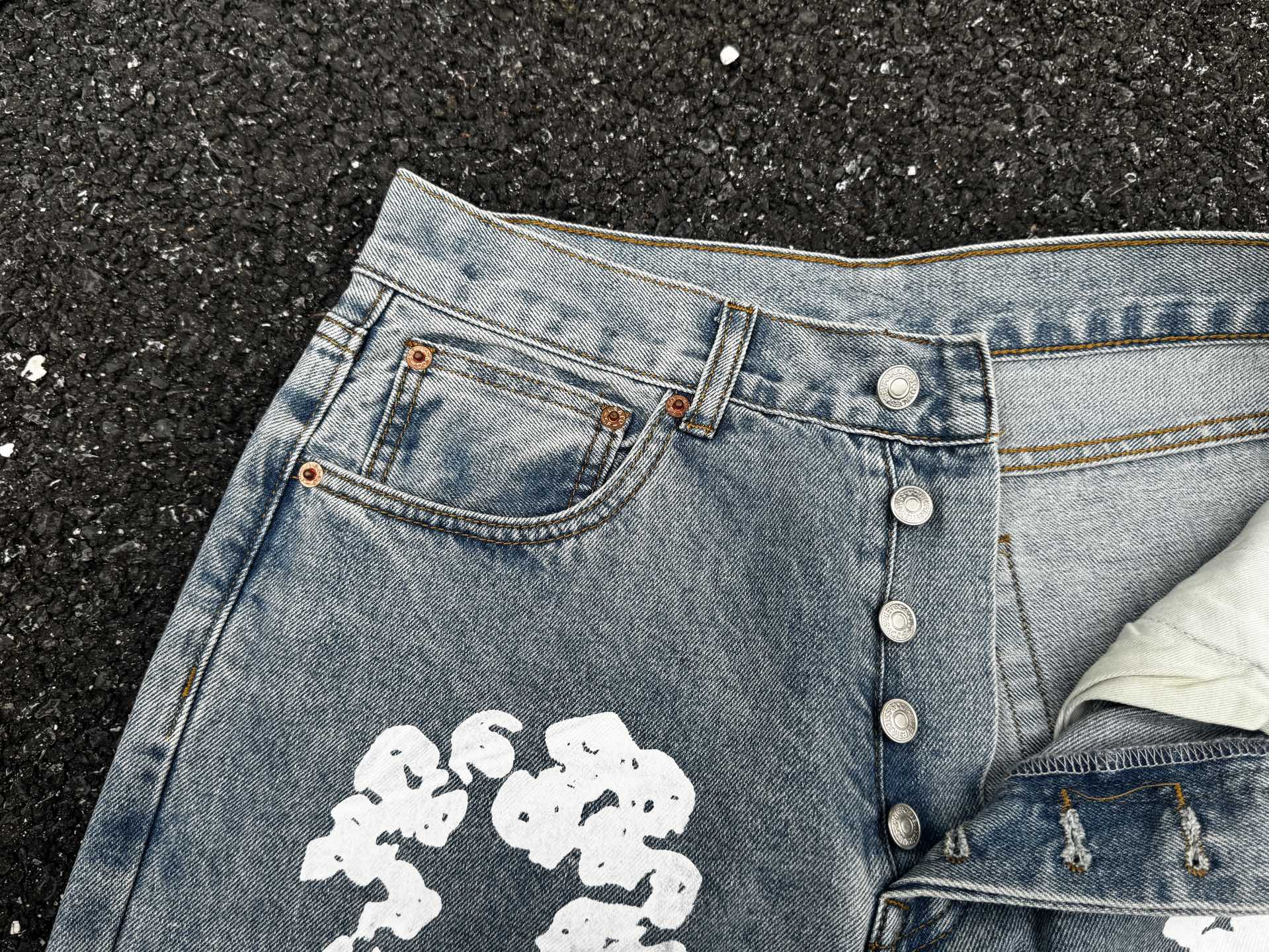LuxluxHouse Best Quality Clothes Pants DENIM TEARS