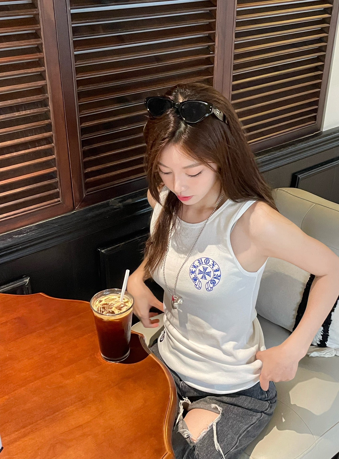 LuxluxHouse Best Quality Clothes Tank Chrome Hearts