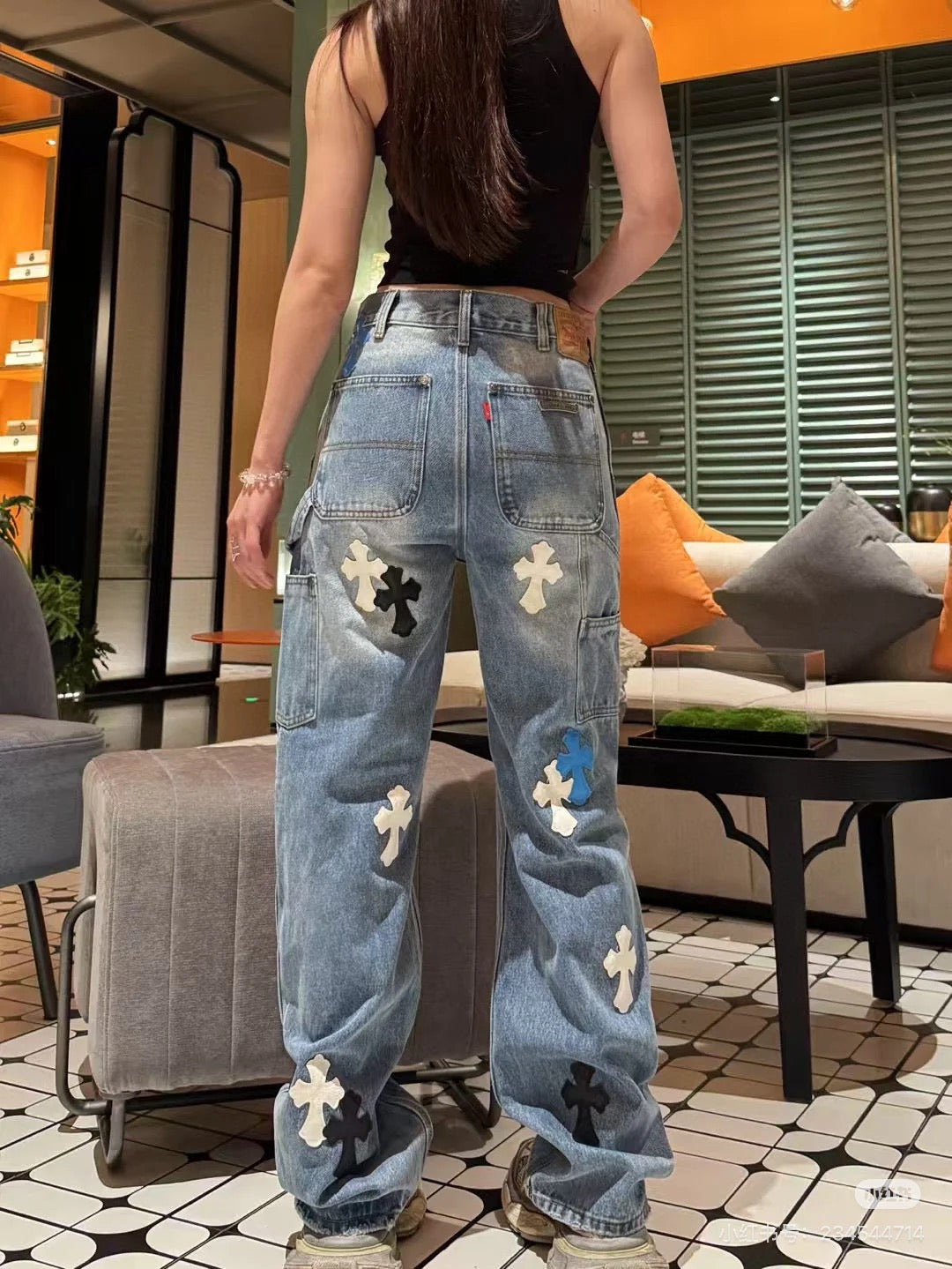 LuxluxHouse Best Quality Clothes Pants Chrome Hearts