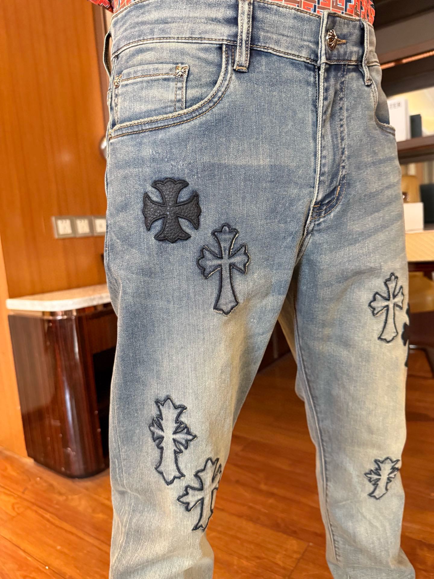 LuxluxHouse Best Quality Clothes Pants Chrome Hearts