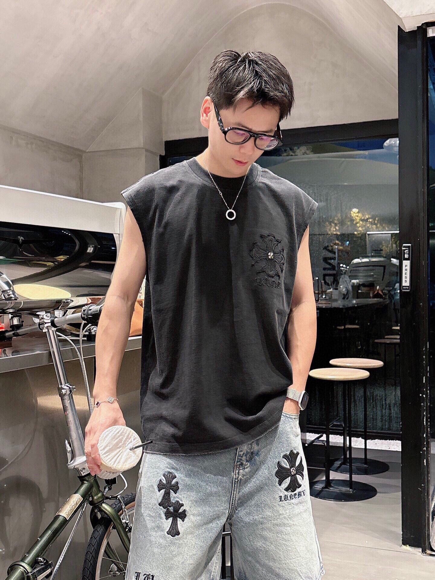 LuxluxHouse Best Quality Clothes Pants Chrome Hearts