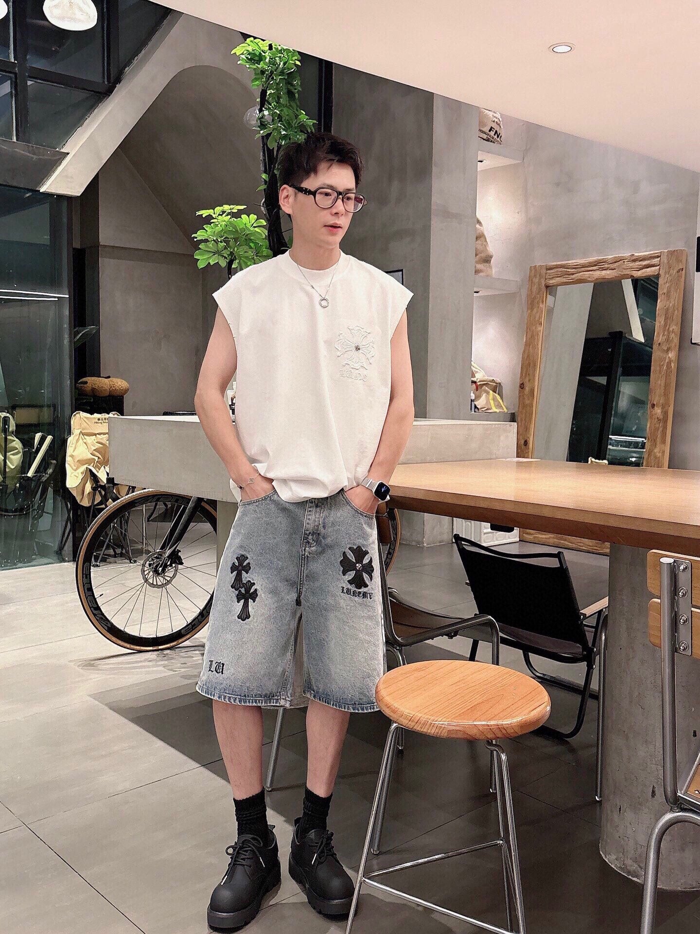 LuxluxHouse Best Quality Clothes Pants Chrome Hearts