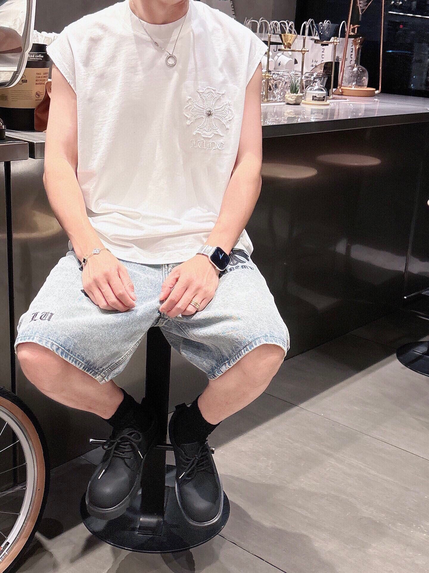 LuxluxHouse Best Quality Clothes Pants Chrome Hearts