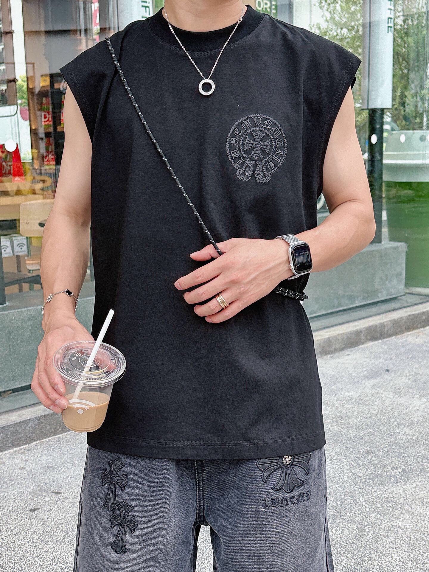 LuxluxHouse Best Quality Clothes Pants Chrome Hearts