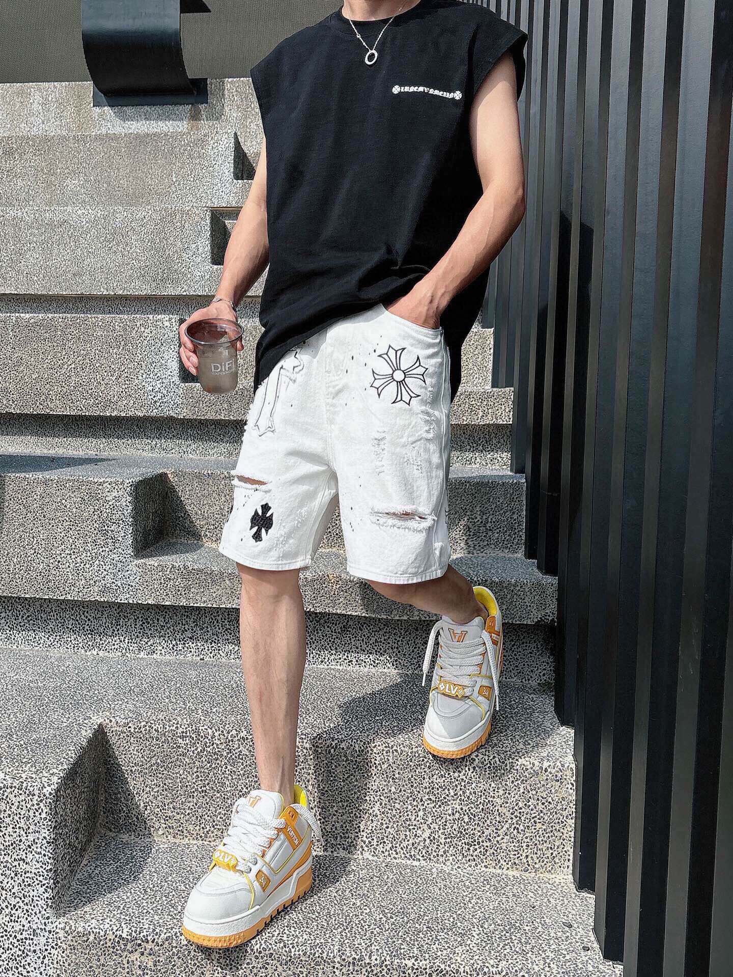 LuxluxHouse Best Quality Clothes Pants Chrome Hearts