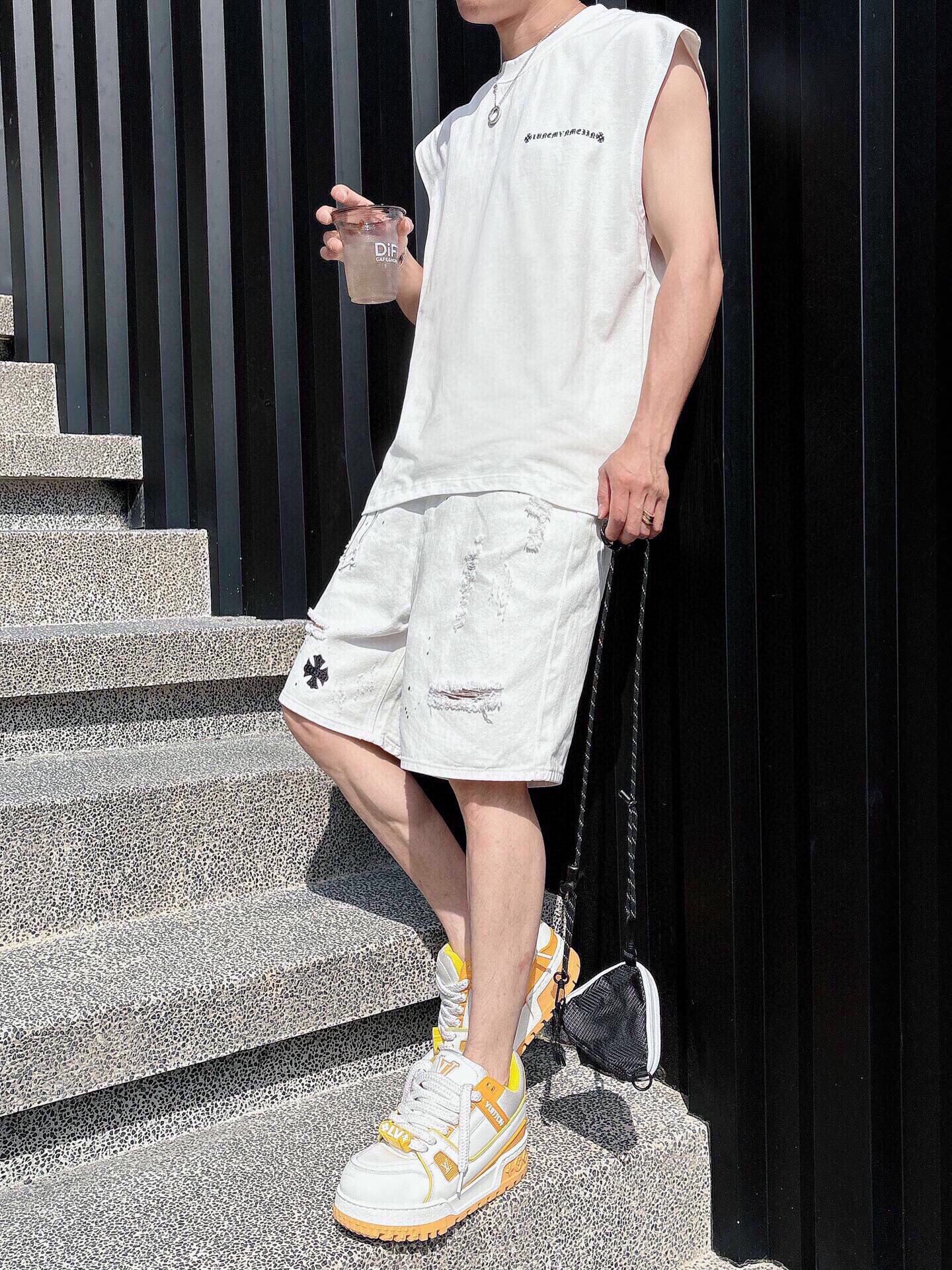 LuxluxHouse Best Quality Clothes Pants Chrome Hearts