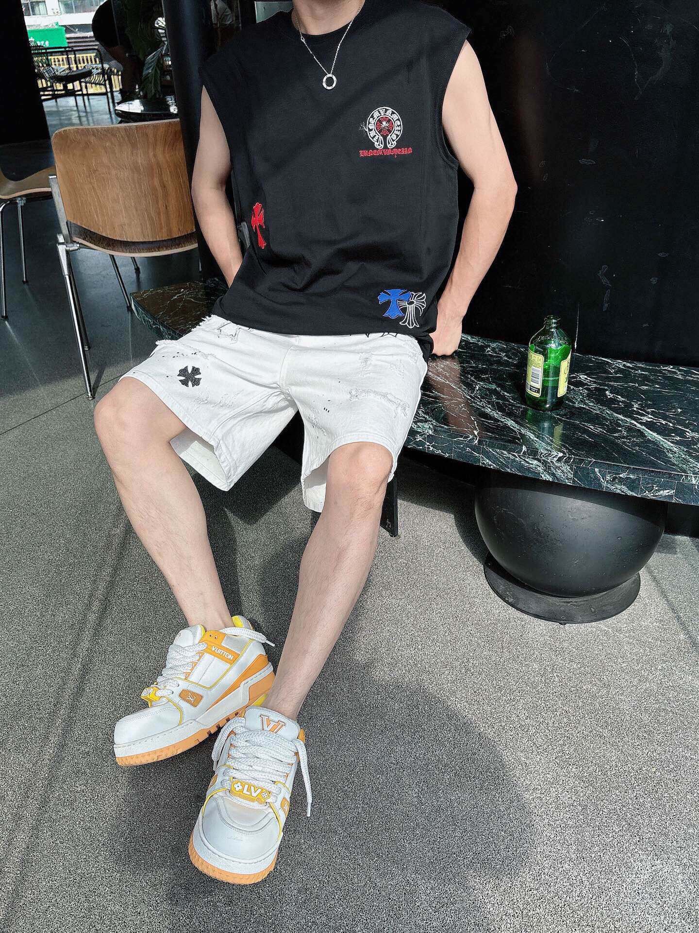 LuxluxHouse Best Quality Clothes Pants Chrome Hearts