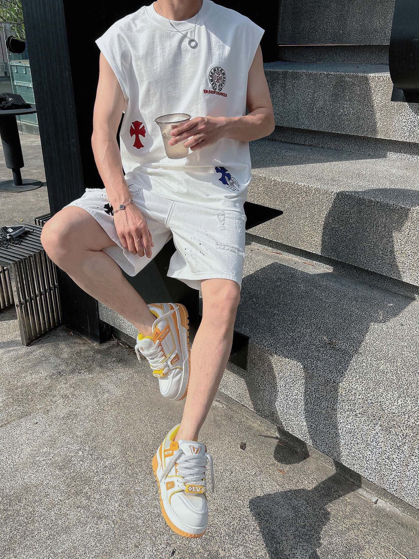 LuxluxHouse Best Quality Clothes Pants Chrome Hearts