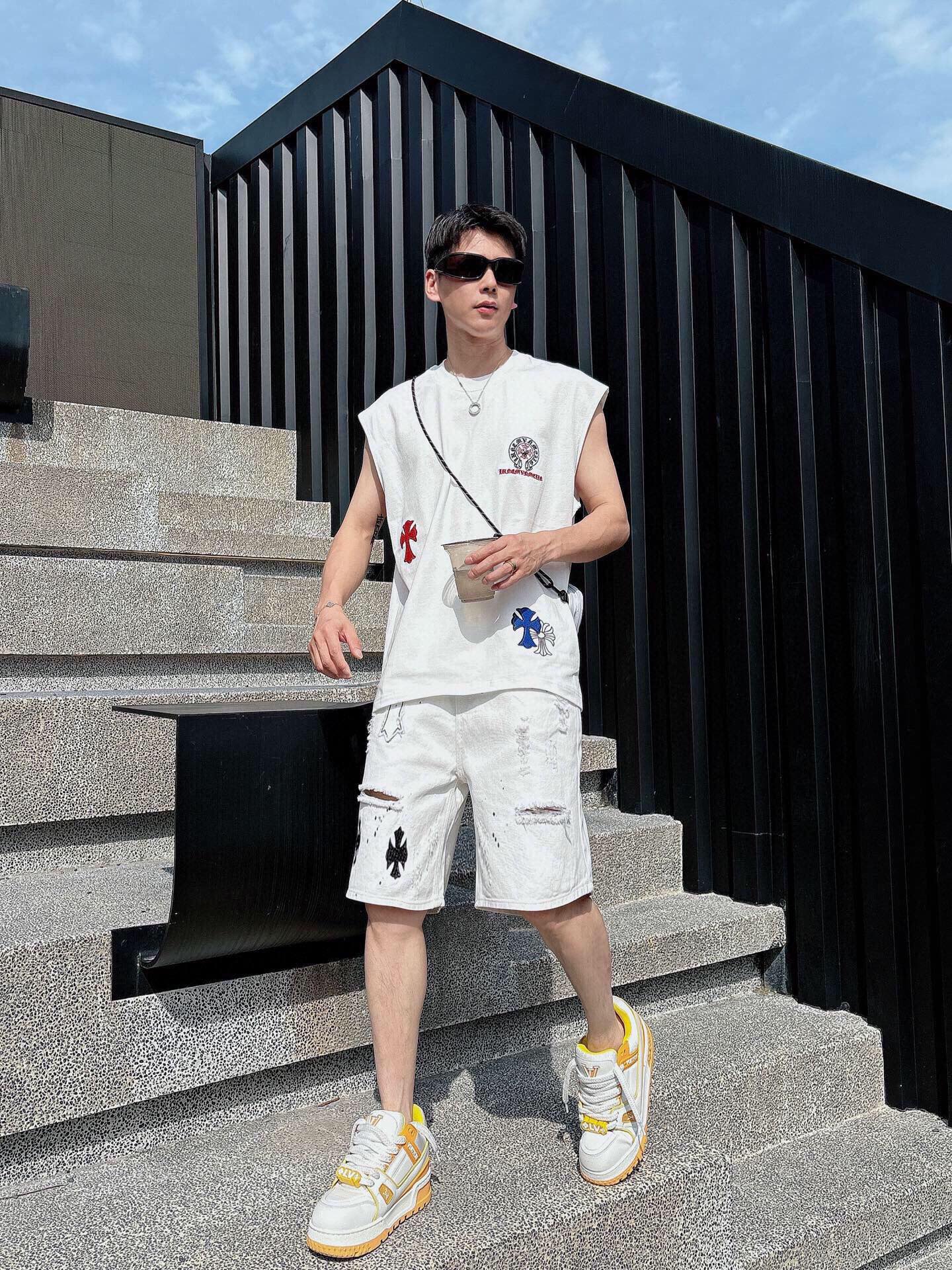 LuxluxHouse Best Quality Clothes Pants Chrome Hearts
