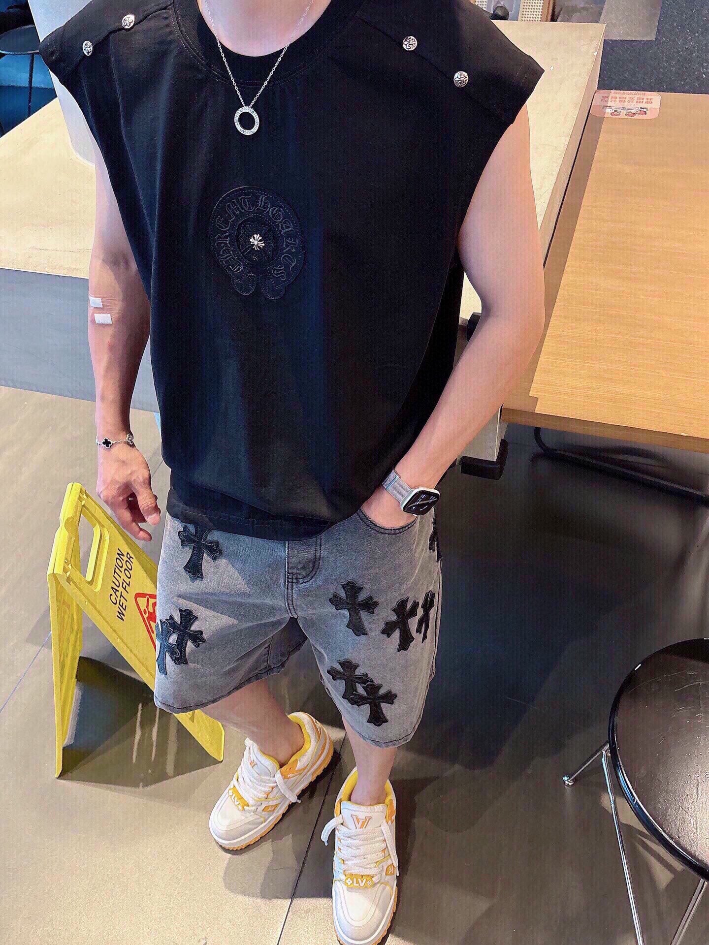 LuxluxHouse Best Quality Clothes Pants Chrome Hearts