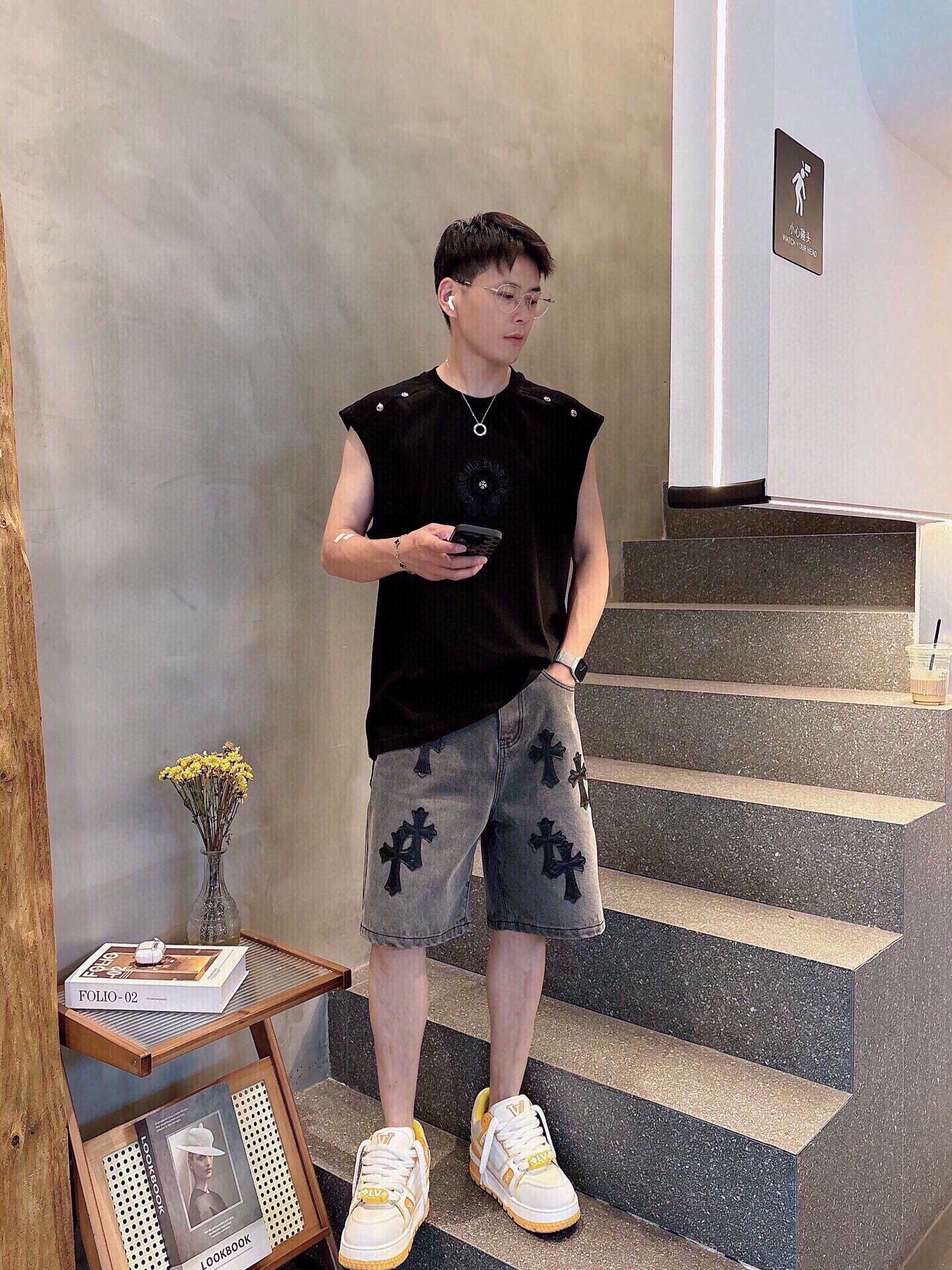 LuxluxHouse Best Quality Clothes Pants Chrome Hearts
