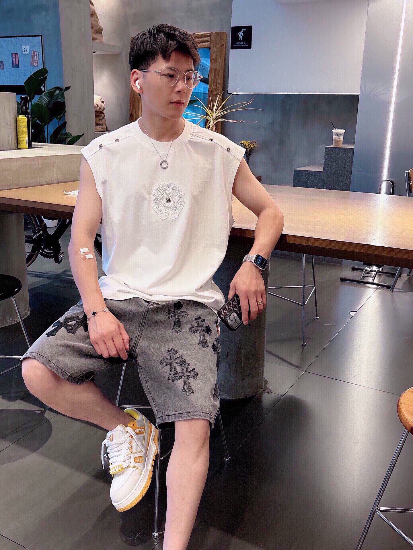 LuxluxHouse Best Quality Clothes Pants Chrome Hearts
