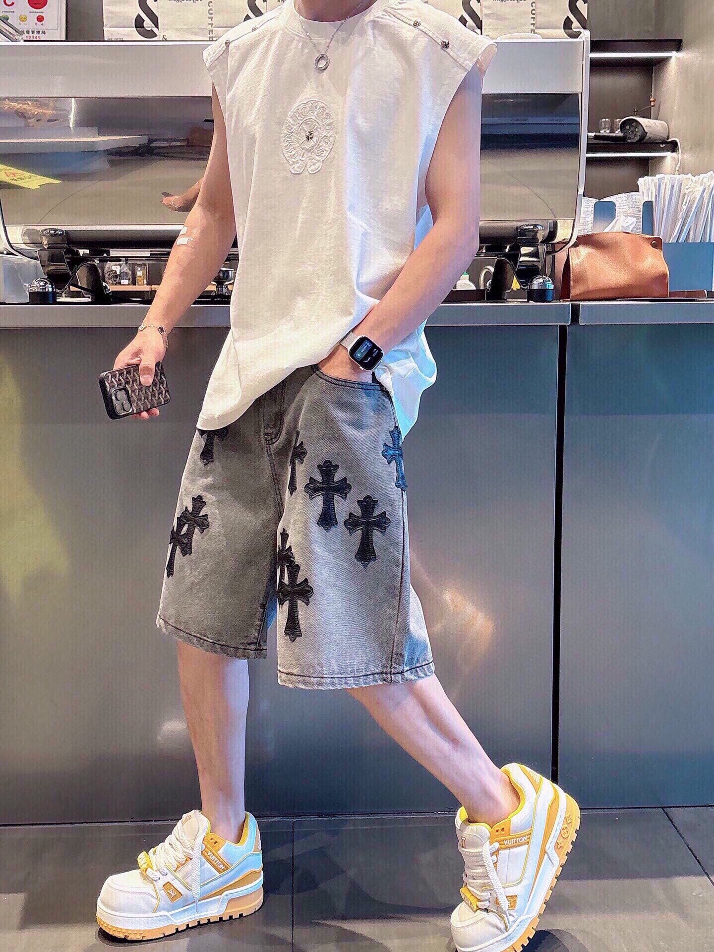 LuxluxHouse Best Quality Clothes Pants Chrome Hearts