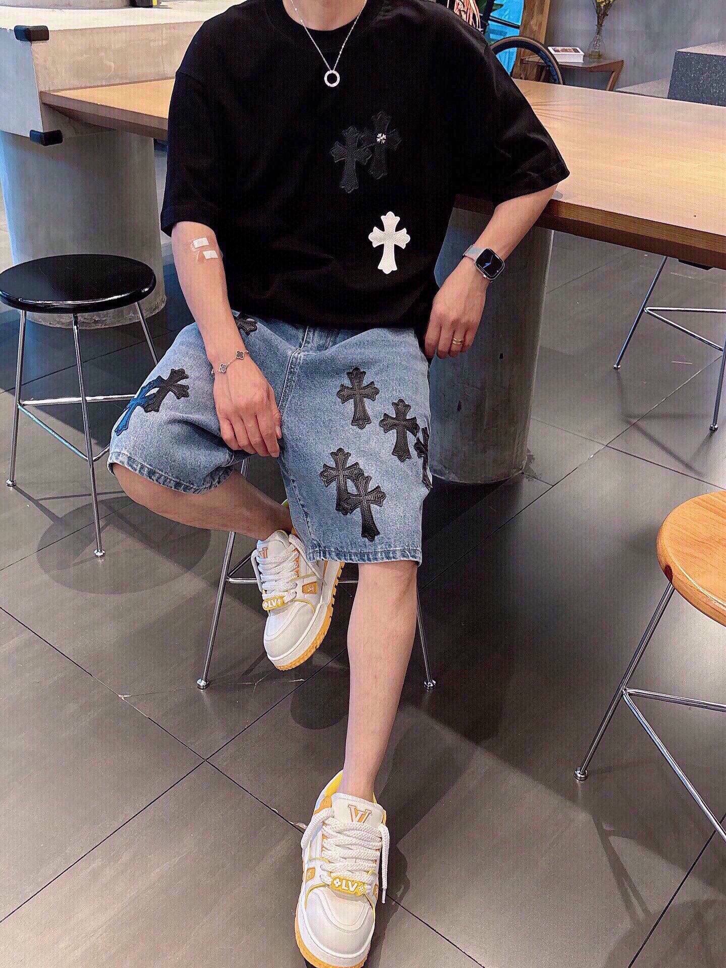 LuxluxHouse Best Quality Clothes Pants Chrome Hearts
