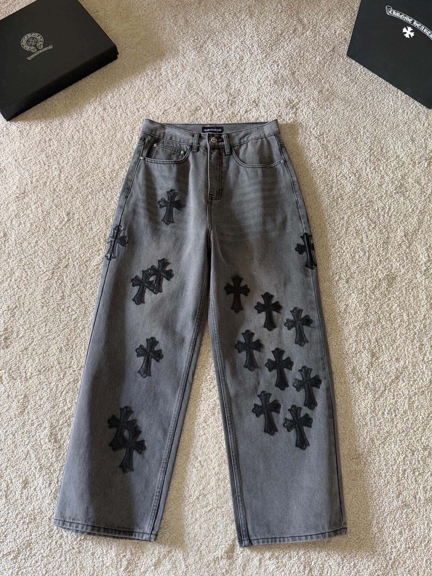LuxluxHouse Best Quality Clothes Pants Chrome Hearts