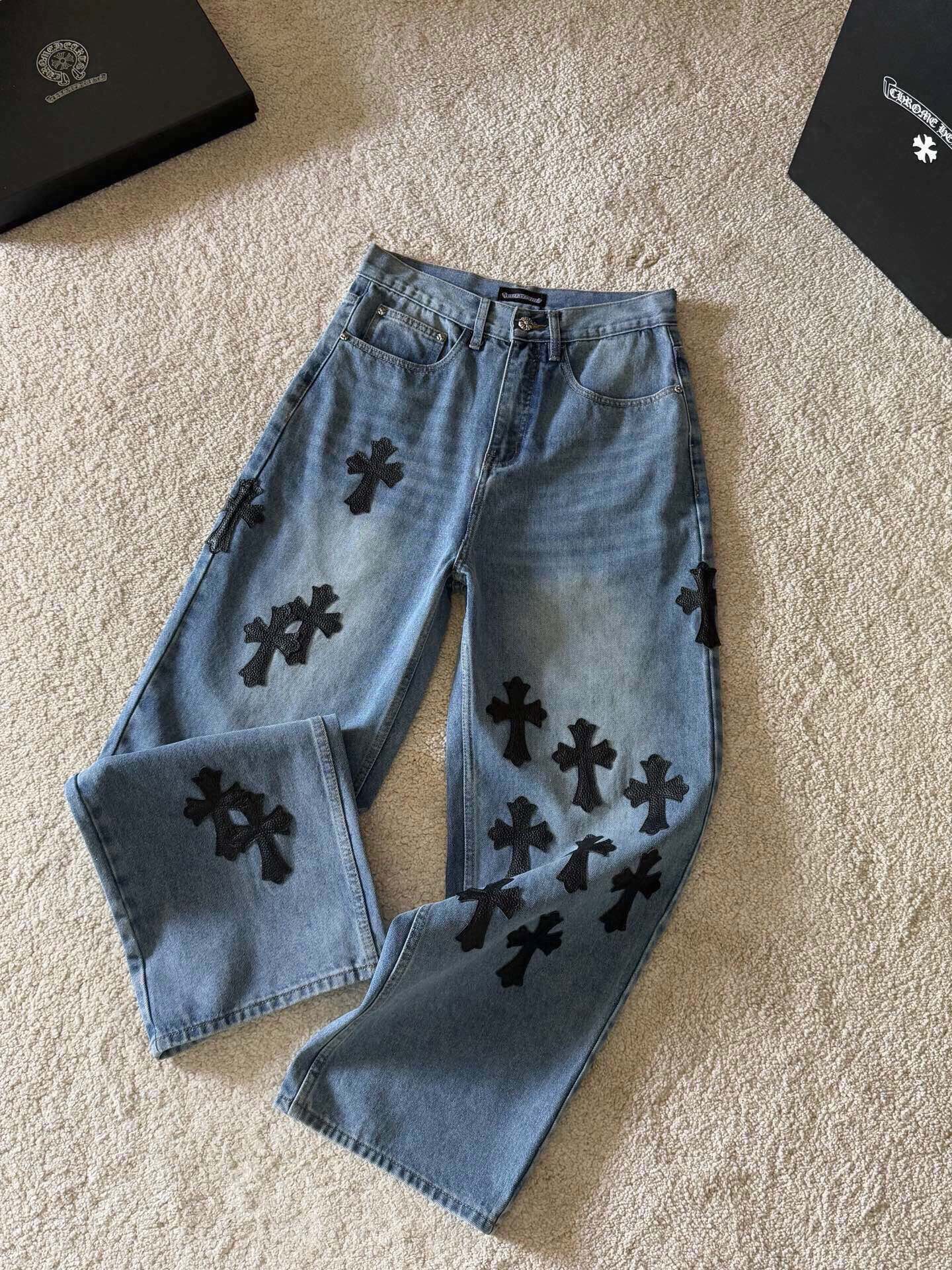 LuxluxHouse Best Quality Clothes Pants Chrome Hearts