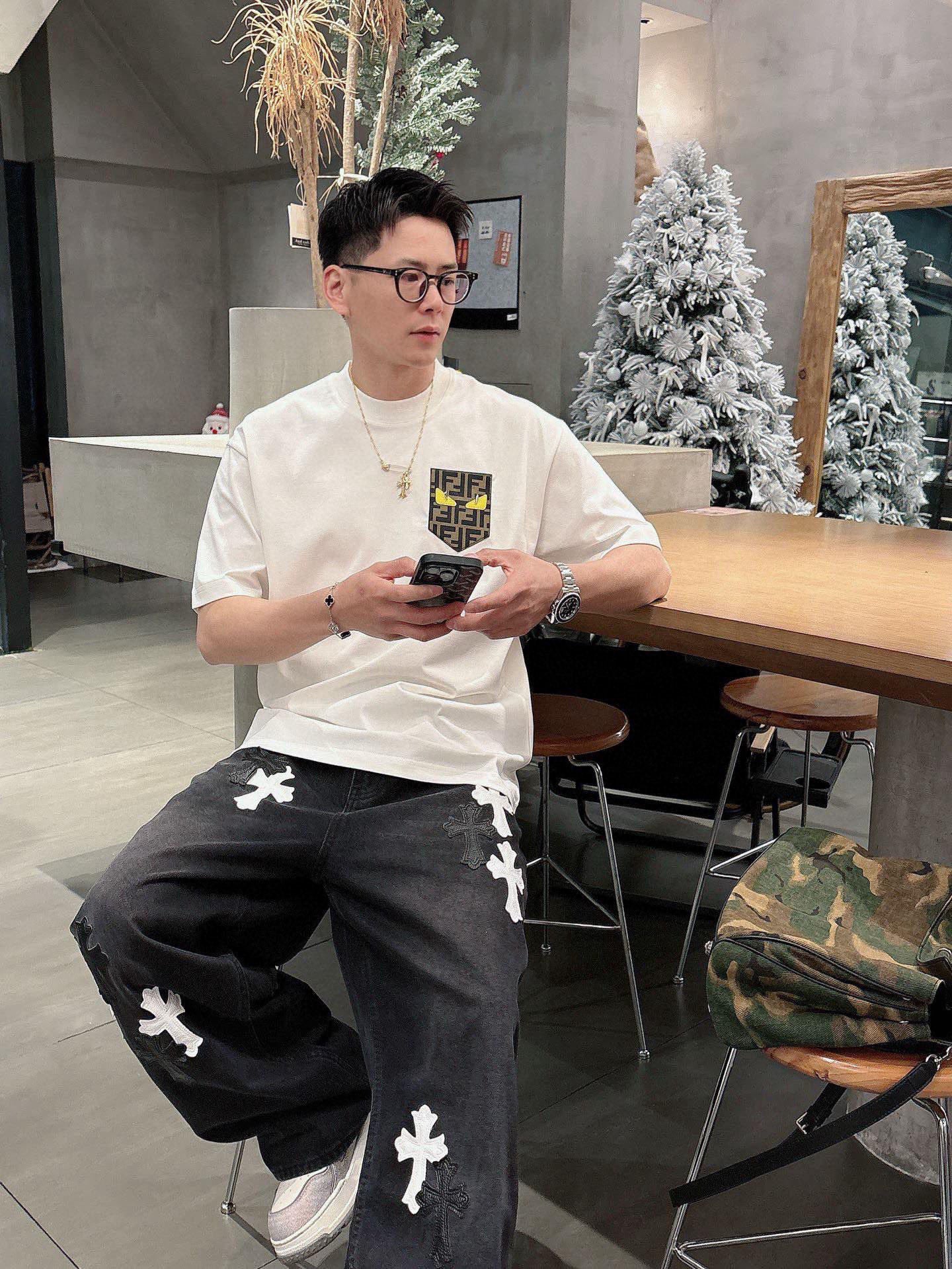LuxluxHouse Best Quality Clothes Fendi T-shirt