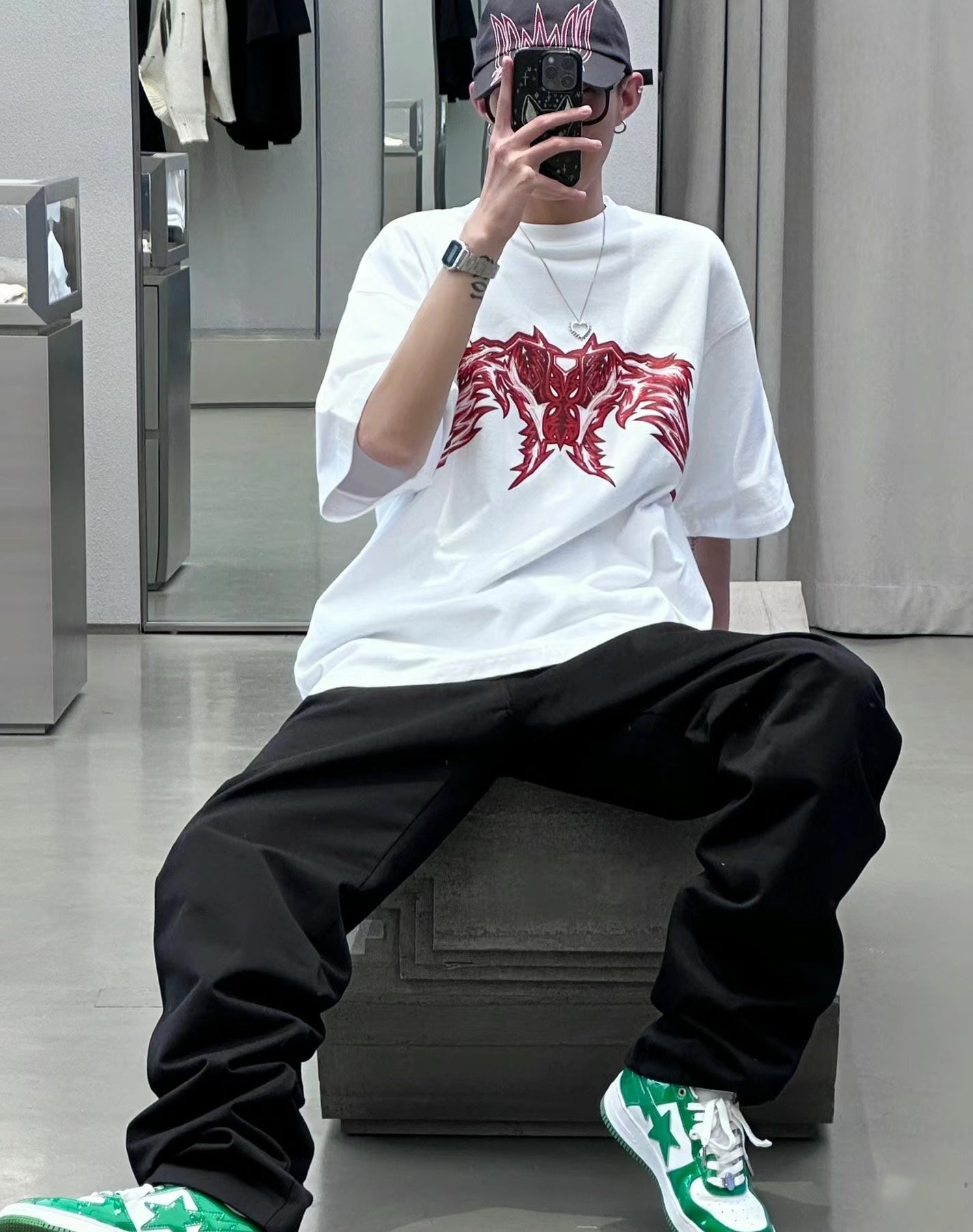 LuxluxHouse Best Quality Clothes T-shirt WE11DONE