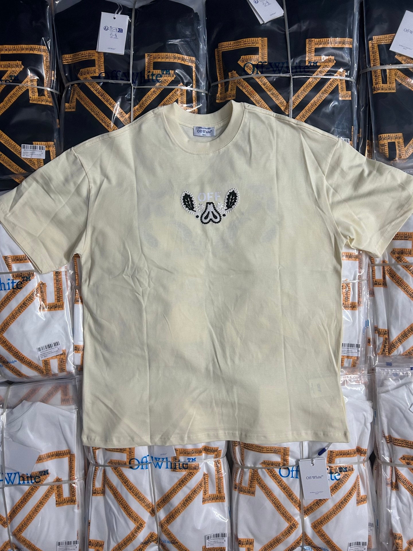 LuxluxHouse Best Quality Clothes Off White T-shirt