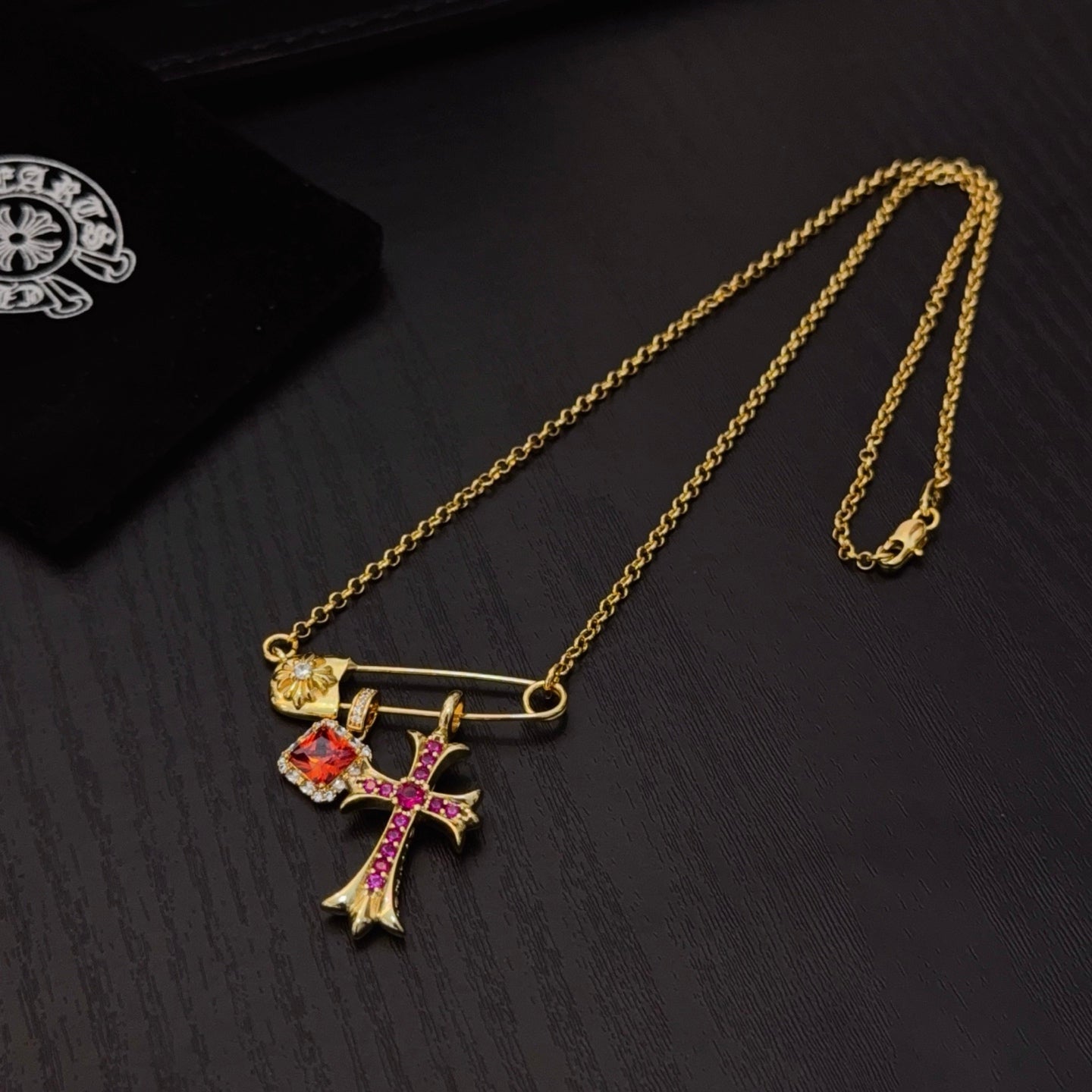 LuxluxHouse Best Quality Accessories Necklace Chrome Hearts