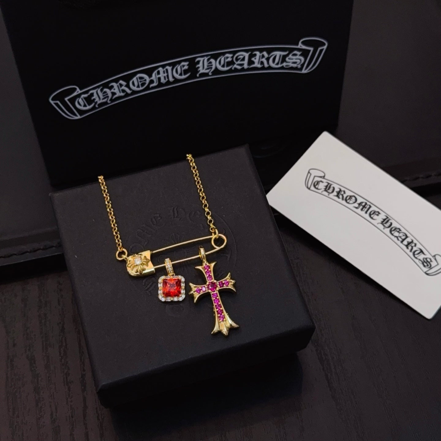 LuxluxHouse Best Quality Accessories Necklace Chrome Hearts