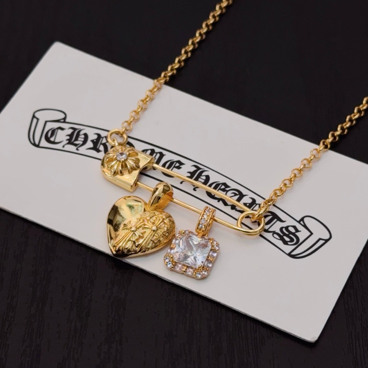 LuxluxHouse Best Quality Accessories Necklace Chrome Hearts