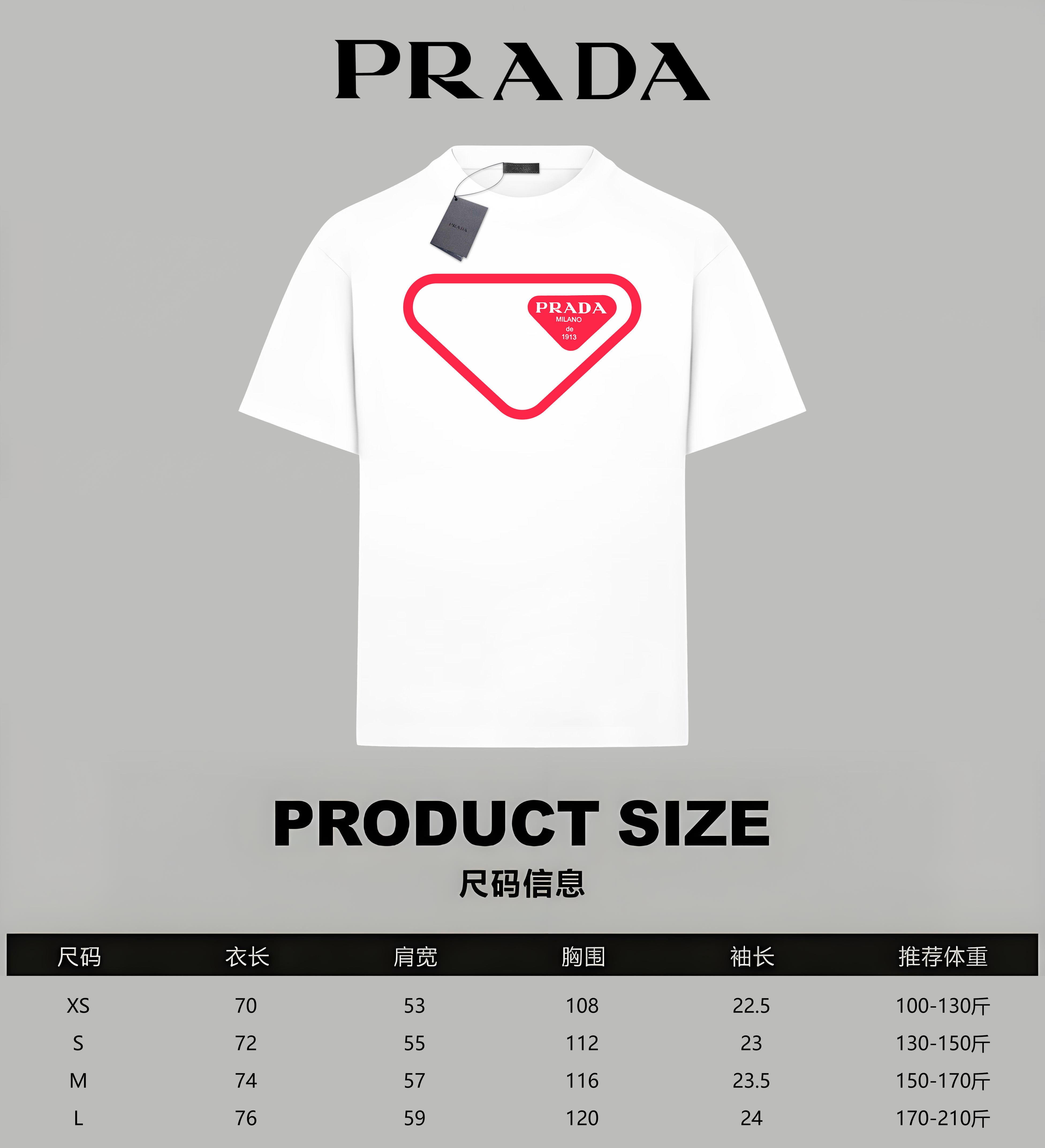 LuxluxHouse Best Quality Clothes T-shirt Prada