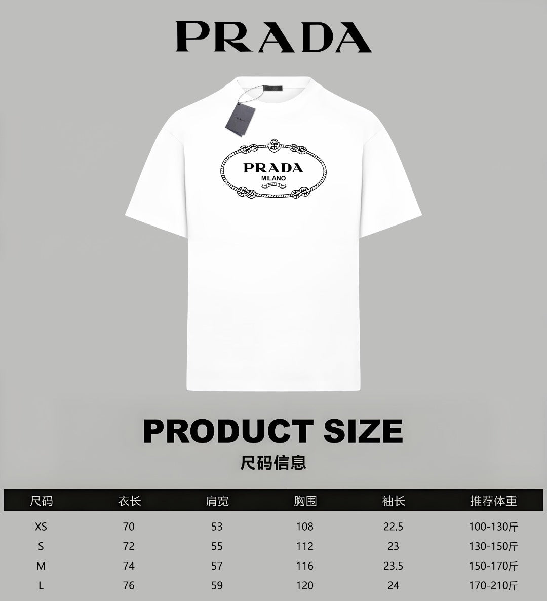 LuxluxHouse Best Quality Clothes T-shirt Prada