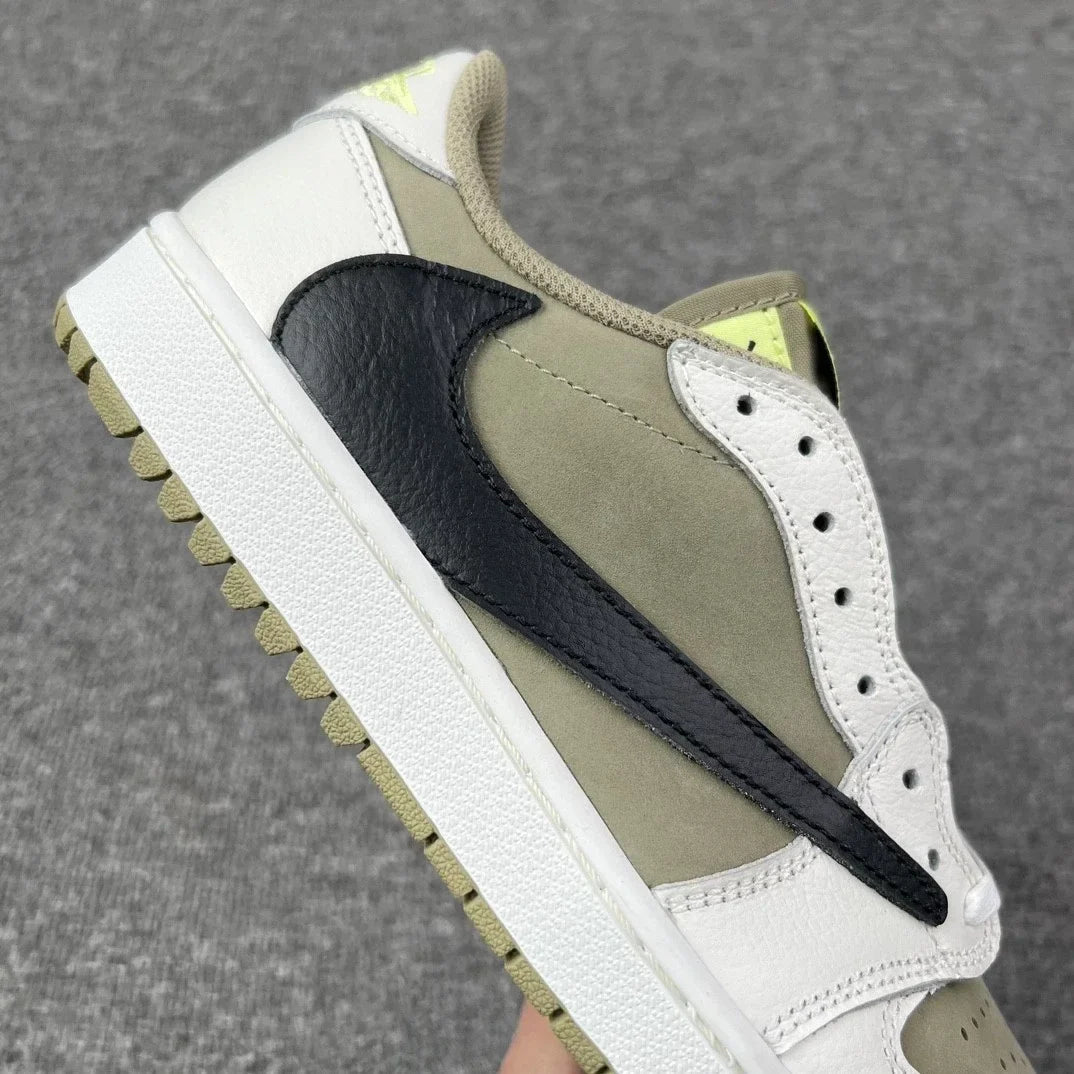 HP Batch-Air Jordan 1 × Travis Scott “Golf Olives”