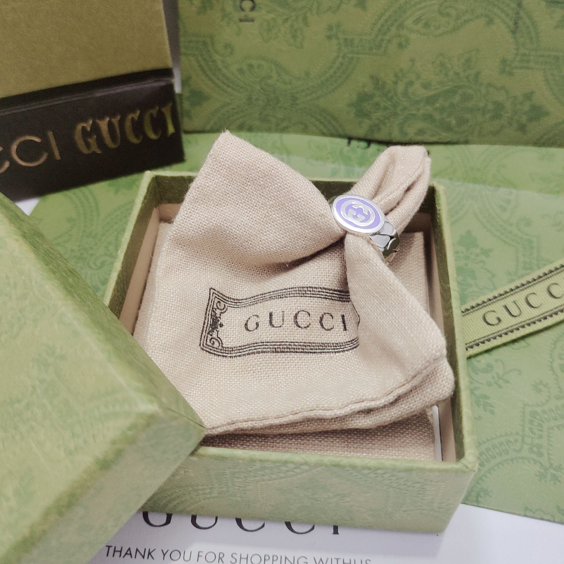 LuxluxHouse Best Quality Accessories Gucci Ring Ring Ring