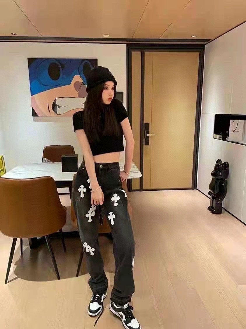 LuxluxHouse Best Quality Clothes Pants Chrome Hearts